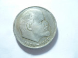 Moneda 1 rubla URSS 1970 - Lenin Comemorare100 Ani, cal. F.Buna, Europa