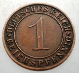 B.151 GERMANIA WEIMAR 1 REICHSPFENNIG 1931 D