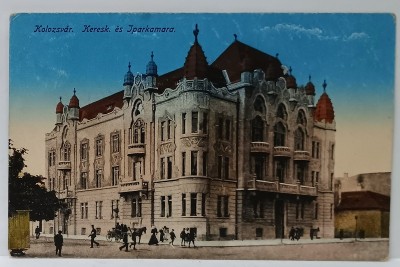 CLUJ , CAMERA DE INDUSTRIE , CARTE POSTALA , 1917 foto