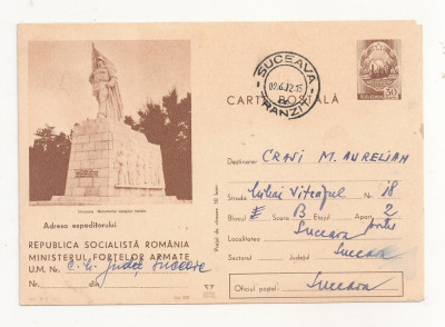 RF26 -Carte Postala- Timisoara, Monumentul ostasilor romani, circulata 1972 foto