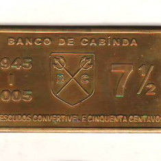 SV * CABINDA * enclava Angola * 7 1/2 ESCUDOS 2005 * 1945 - FAO 60 ANI * UNC