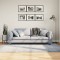vidaXL Covor pufos &quot;PAMPLONA&quot; fire &icirc;nalte, albastru modern 140x200 cm 375323