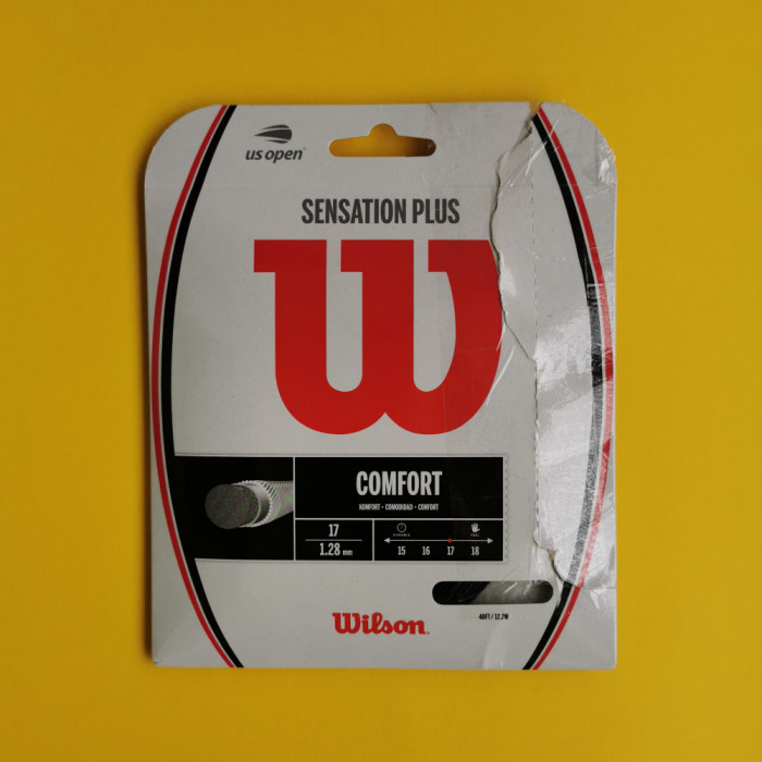 Fir racordaj tenis camp Wilson Sensation Plus Comfort 1.28mm 12.2m lungime NOU