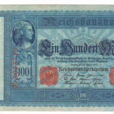 SV * Germania 100 MARK 1910 , 21 aprilie * VF +