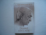 Despre educatie - J. Krishnamurti