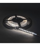 Banda LED 12V 5m 120 Leduri 9.6W/m alb rece 6000K IP20 Phenom