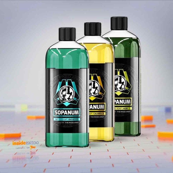 THE INKED ARMY - Săpun pentru tatuaje - Concentrat 1:10 - 1L - Galbenele