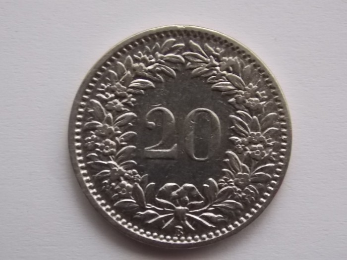 20 RAPPEN 1920 ELVETIA