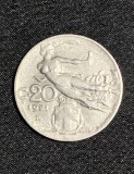 Moneda 20 centesimi 1921 Italia