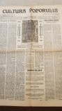 ziarul cultura poporului 17 februarie 1929- art. &quot;viata in slanicul moldovei&quot;
