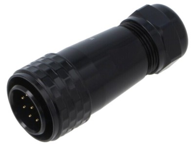 Conector circular WEIPU SA2010/P9IIB-1 mufă tată 9 pini IP67 5A 500V 8-12mm foto