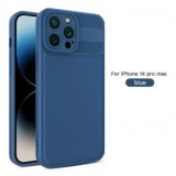 Husa cross compatibila cu apple iphone 12, super camera protect htpmag, navy