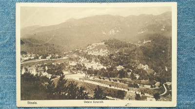 48 - Sinaia Vedere Generala / carte postala circulata 1912 Editura Sigm Schwartz foto