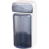 Organizator Baie, Cyrax, 4 Compartimente si 1 Sertar, Rotire 360 Grade, din PP+PET, 27.5 x 16 x 11 cm, Albastru