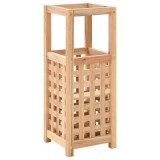 Cumpara ieftin Suport de umbrele, 18 x 18 x 50 cm, lemn masiv de nuc
