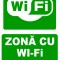 Indicator pentru zona cu wi-fi gratuit