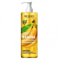 Gel de dus regenerator cu extract de banane BE VEGE Revers, 400 ml foto