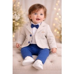 Set complet Minicayzen cu papion (Marime Disponibila: 18 luni)