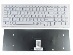 Tastatura Laptop Sony Vaio VPCEB4AFX VPCEB4BGX VPCEB4CGX VPCEB4EFX VPCEB4GFX VPCEB4J1E noua alba US foto