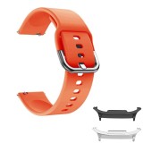 Curea din silicon compatibila cu Samsung Galaxy Watch8 Classic 46mm, Orange Fire