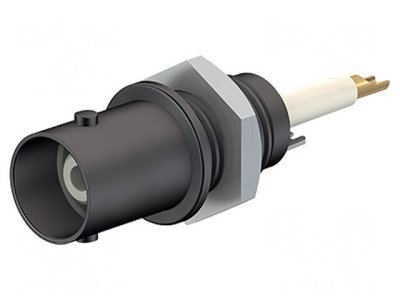 Conector BNC Negru cu Șurub pe Panou 5-40&amp;deg;C foto