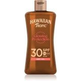 Hawaiian Tropic Glowing Protection Dry Oil ulei de bronzat pentru piele uscata SPF 30 100 ml
