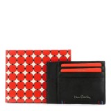 Portofel de carduri fără inchidere din piele pentru bărbați Pierre Cardin