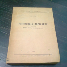 PSIHOLOGIA COPILULUI, PARTEA A DOUA, COPILUL SCOLAR SI ADOLESCENTUL - URSULA SCHIOPU