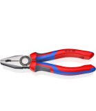 Cleste combinat KNIPEX 03 02 180 SB, 180 mm, unealta profesionala 3 in 1 pentru prindere, taiere si indoire cabluri