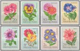 Ungaria 1968 - flori de gradina, serie neuzata