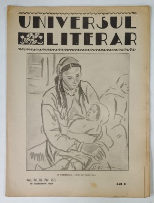 UNIVERSUL LITERAR , No. 38 , 1927 foto