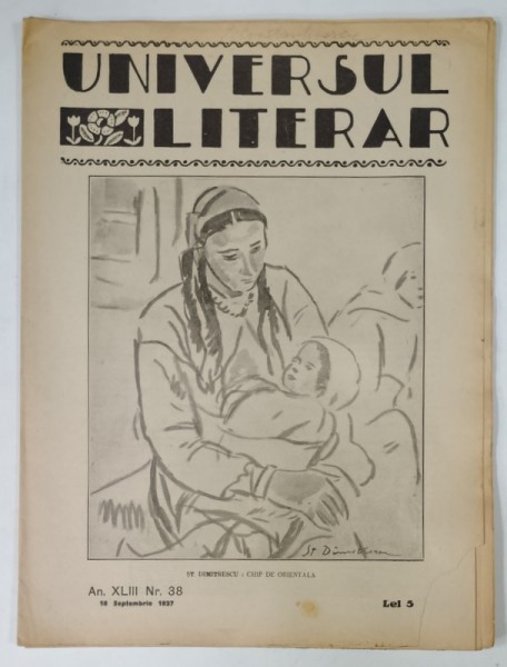 UNIVERSUL LITERAR , No. 38 , 1927