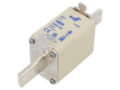Siguranţă ceramică 160A 1kVDC NH1 foto