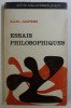 Essais Philosophiques Karl Jaspers - Filosofie si Probleme Contemporane, Payot 1970