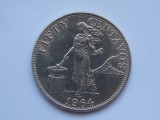 50 centavos 1964 Filipine-xf