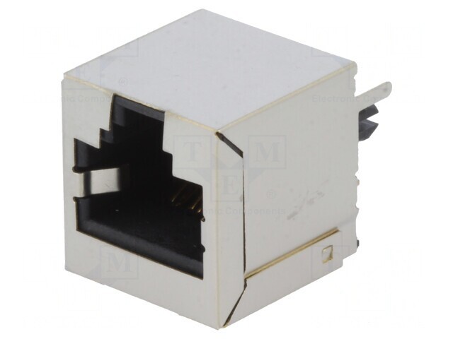 Soclu RJ45 Cat 6 Ecranat 8p8c THT