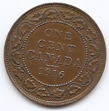 Canada 1 Cent 1916 - George V (with &quot;DEI GRA&quot;) Bronz, 25.5 mm KM-21, America de Nord