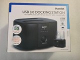 Docking Station HDD SSD SATA Hamlet USB 3.0 Dual Bay Clone AB 2.5 3.5