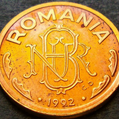 Moneda 1 LEU - ROMANIA, anul 1992 * cod 2190 B