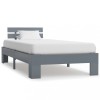 Gossi cadru de pat, gri, 100 x 200 cm, lemn masiv de pin