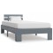 Gossi cadru de pat, gri, 100 x 200 cm, lemn masiv de pin