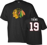 Chicago Blackhawks tricou de bărbați black Jonathan Toews - S