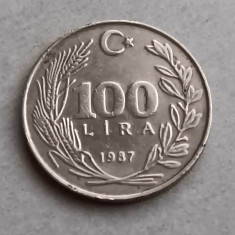 M3 C50 - Moneda foarte veche - Turcia - 100 lire - 1987