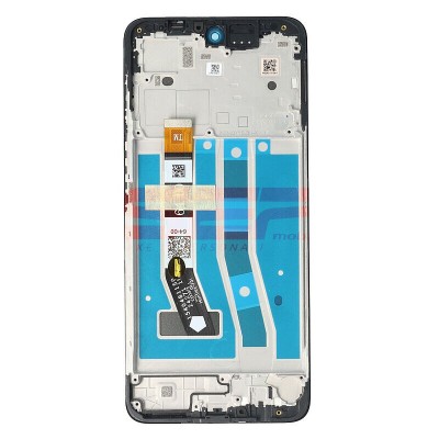 LCD+Touchscreen cu Rama MOTOROLA Moto G55 BLACK Original Service Pack foto