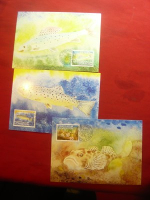 Set 3 Maxime cu seria Fauna - Pesti 1989 Liechtenstein foto