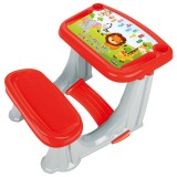 Cumpara ieftin Banca scolara Pilsan Smart rosie, plastic, spatiu depozitare, 3 ani+, ergonomica