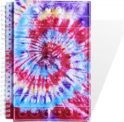 WR Office Fidget Notebook Push Bubble Pop IT Notebook College Riled Paper Book J foto