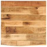 VidaXL Blat de masă margine naturală, 40x40x2,5 cm, lemn masiv mango