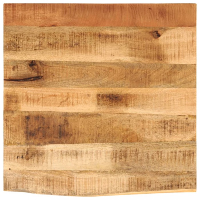 vidaXL Blat de masă margine naturală, 40x40x3,8 cm, lemn masiv mango 370390