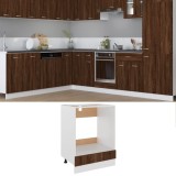 vidaXL Dulap pentru cuptor, stejar maro, 60x46x81,5 cm, lemn compozit